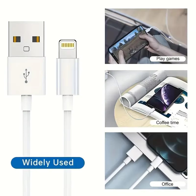 MFi Certified USB to Lightning Fast Charging Cable Pack | 3PCS/5PCS for iPhone & iPad