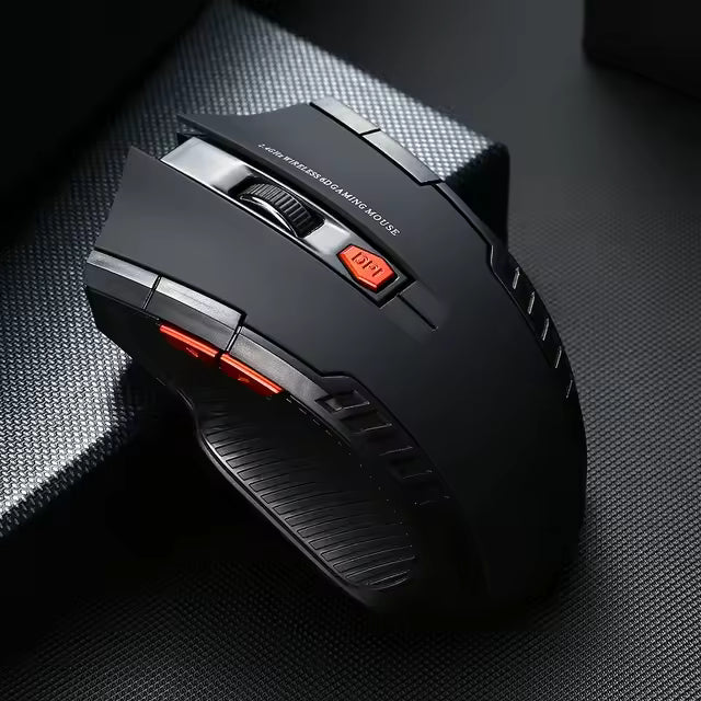 113 2.4GHz Wireless Optical Mouse with USB Receiver 6 Buttons
