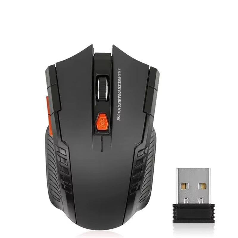 113 2.4GHz Wireless Optical Mouse with USB Receiver 6 Buttons