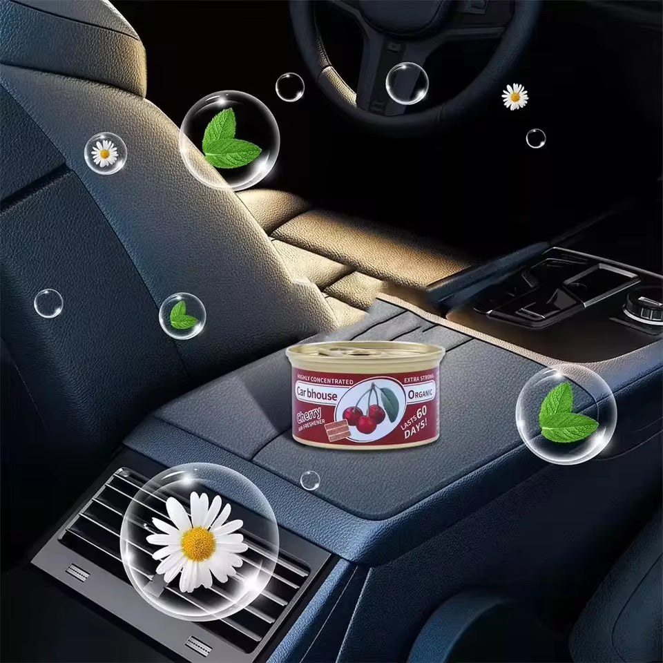 Coffee Scent Car Air Freshener Wood Block Aromatherapy Perfume