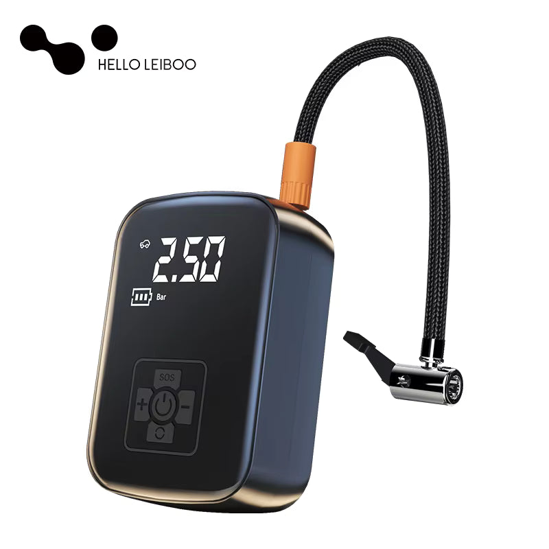 LEIBOO Wireless Car Air Compressor Digital Tire Inflator Pump