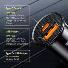 Baseus 30W USB Car Charger