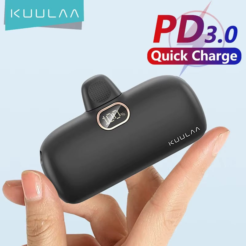 KUULAA Mini 5000mAh Fast Charging Power Bank