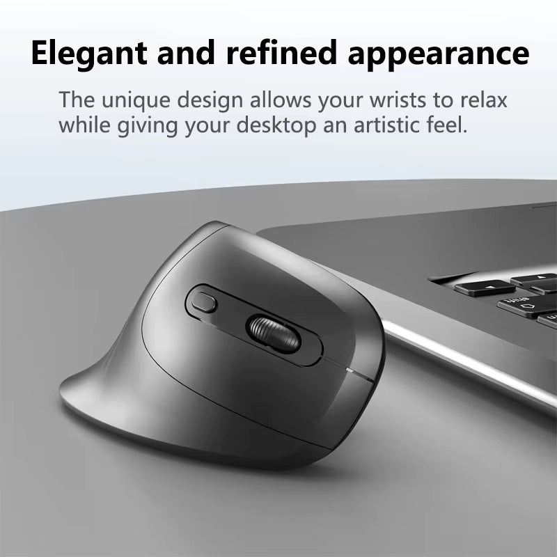 Warvank U2 Vertical Wireless Mouse Ergonomic Silent 1600 DPI