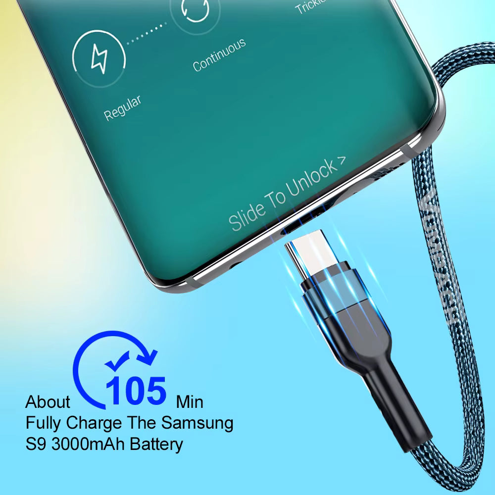 Type-C Fast Charging Cable for Samsung & Xiaomi
