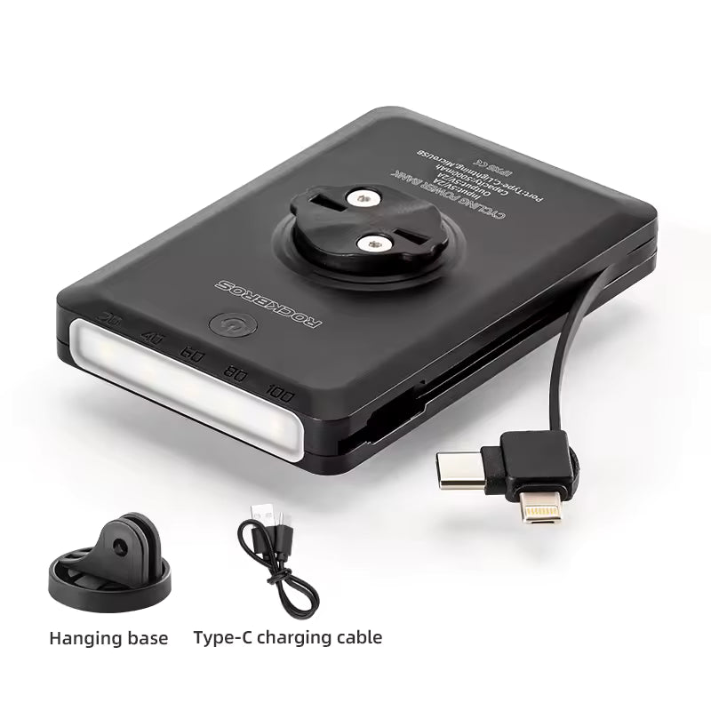 ROCKBROS Bike Headlight & Power Bank