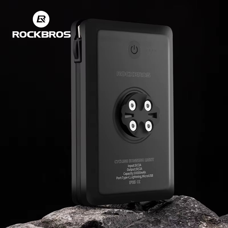 ROCKBROS Bike Headlight & Power Bank