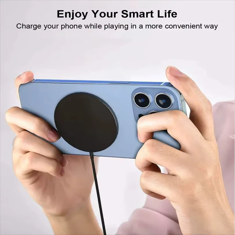 Magnetic Wireless Charger Stand for MagSafe iPhone, Samsung & Xiaomi with PD Fast Charging