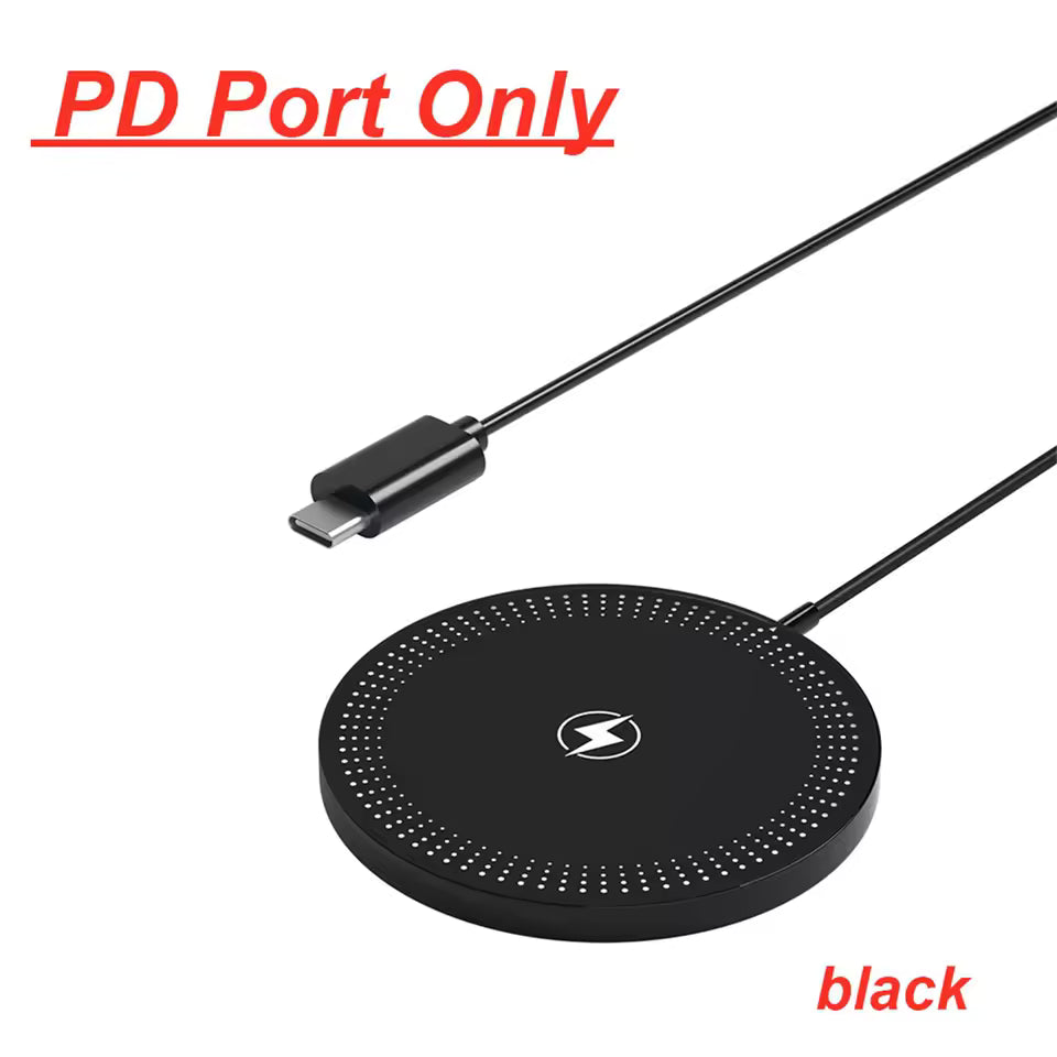 Magnetic Wireless Charger Stand for MagSafe iPhone, Samsung & Xiaomi with PD Fast Charging