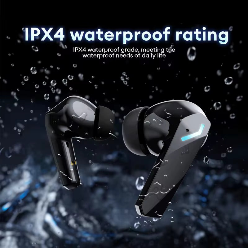 Lenovo XT53 Wireless Bluetooth 5.4 Earbuds with LED Display, Waterproof Design & Low Latency Gaming Mode