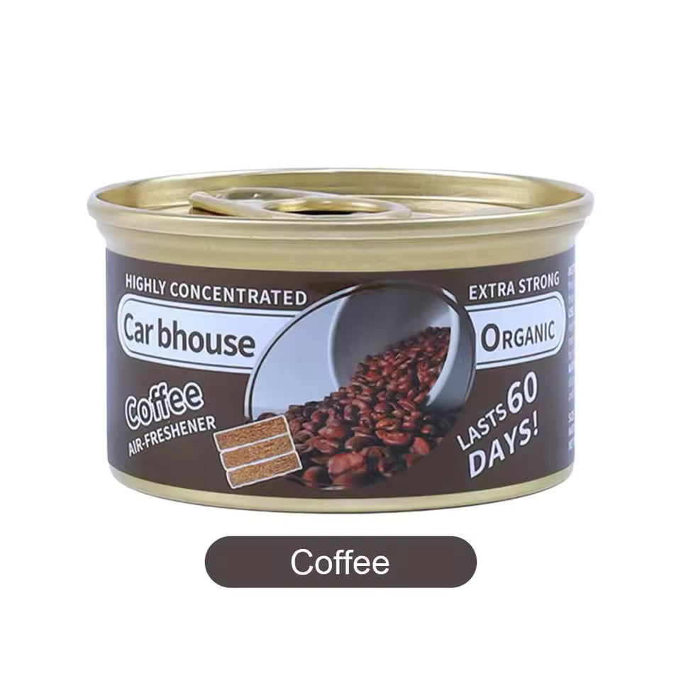 Coffee Scent Car Air Freshener Wood Block Aromatherapy Perfume