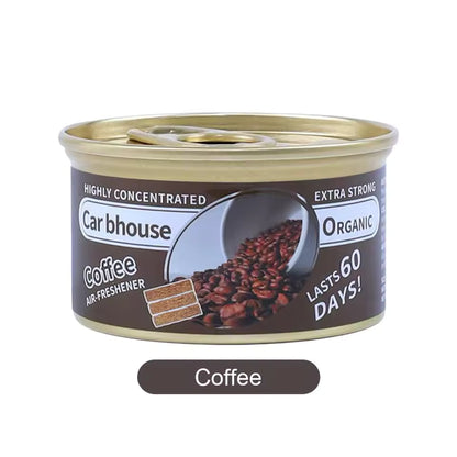 Coffee Scent Car Air Freshener Wood Block Aromatherapy Perfume