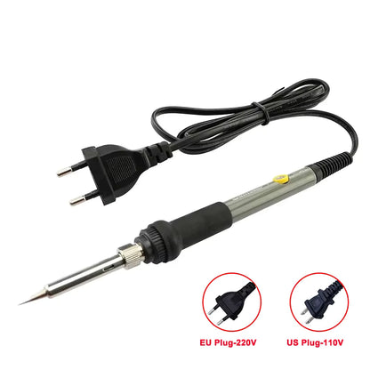 60W Adjustable Temperature Electric Soldering Iron for DIY Repair