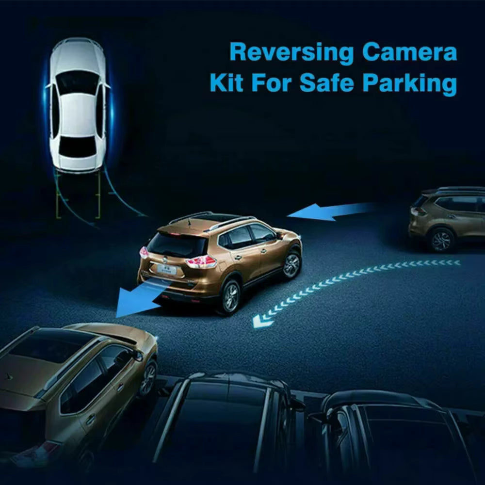 4//8/12LED European License Plate Rear View Backup Camera Night Vision