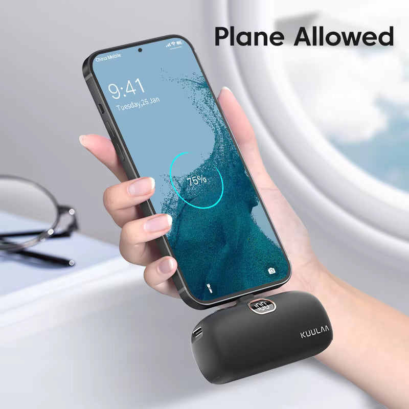 KUULAA Mini 5000mAh Fast Charging Power Bank