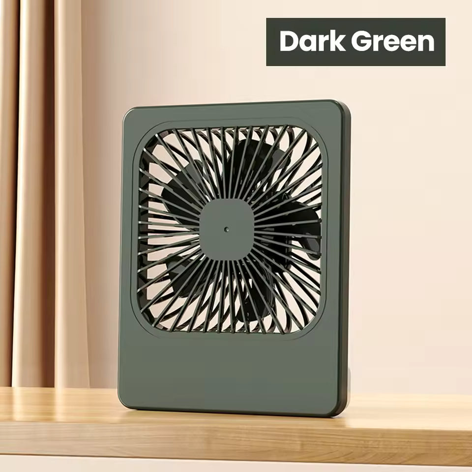 Portable Mini USB Rechargeable Desk Fan Ultra Quiet Cooling Fan