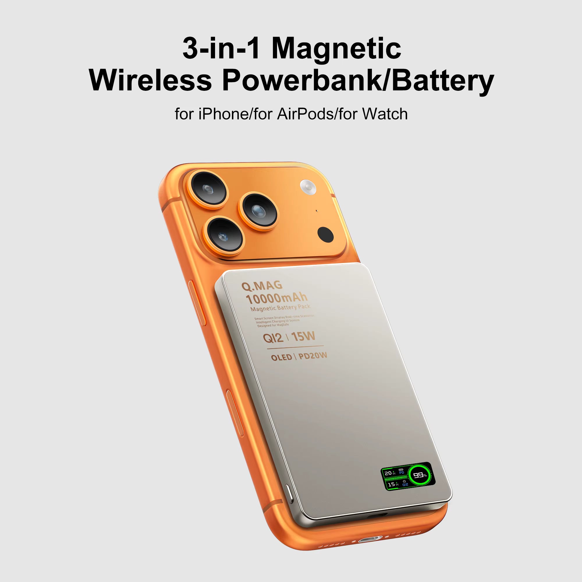 QI 2.1 Magnetic Wireless Power Bank | 5000/10000mAh