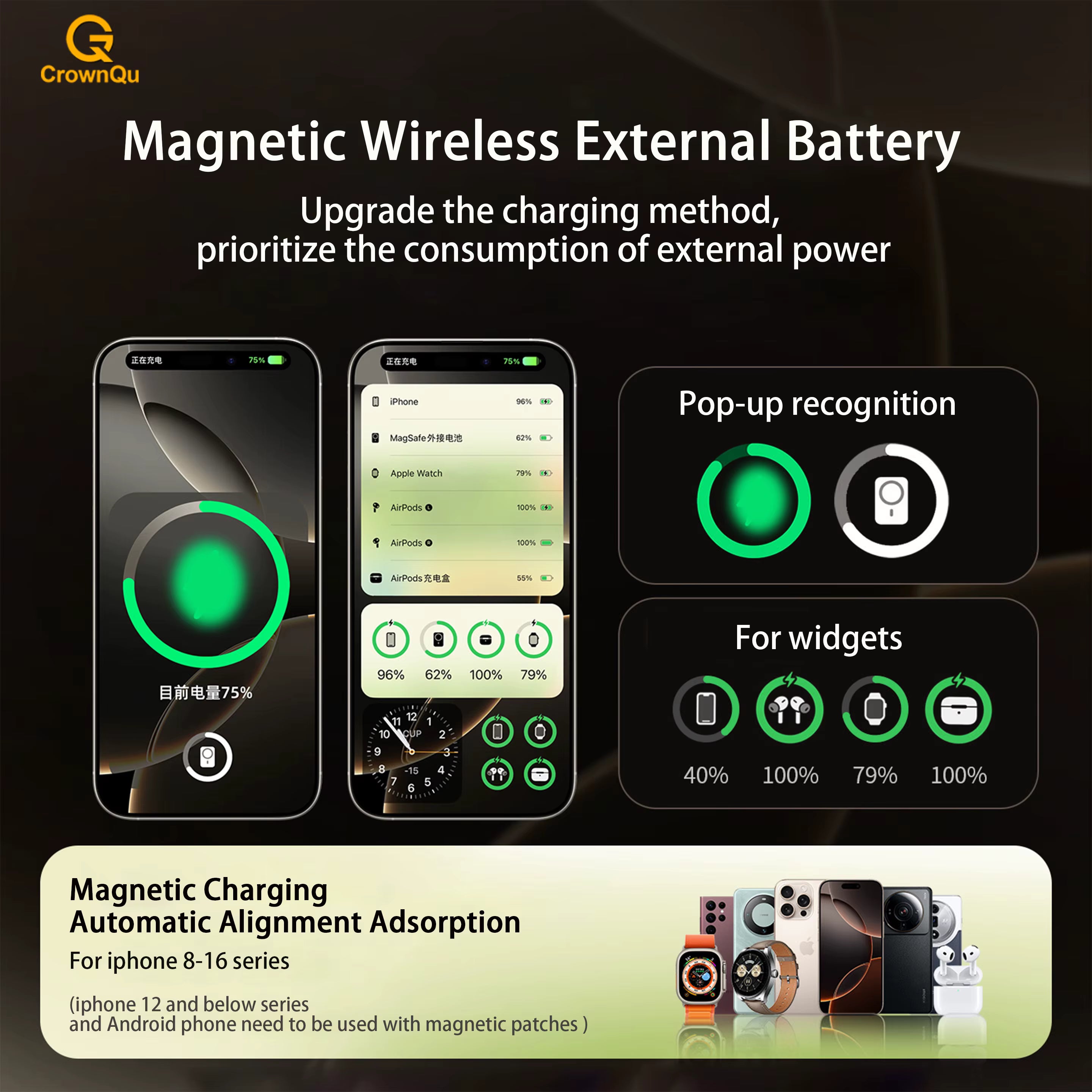 QI 2.1 Magnetic Wireless Power Bank | 5000/10000mAh