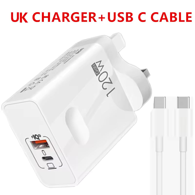 120W Fast Charging Cable for iPhone & Android