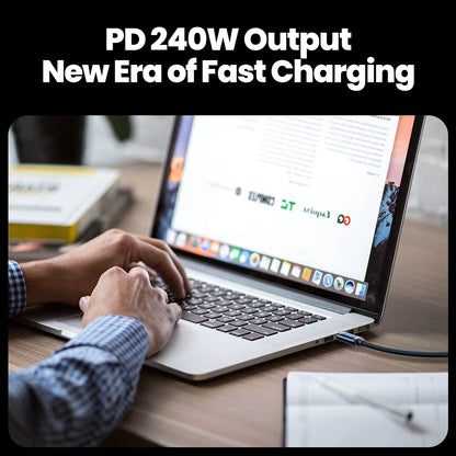 Toocki 240W USB-C Fast Charging Cable | PD3.1 Digital Display