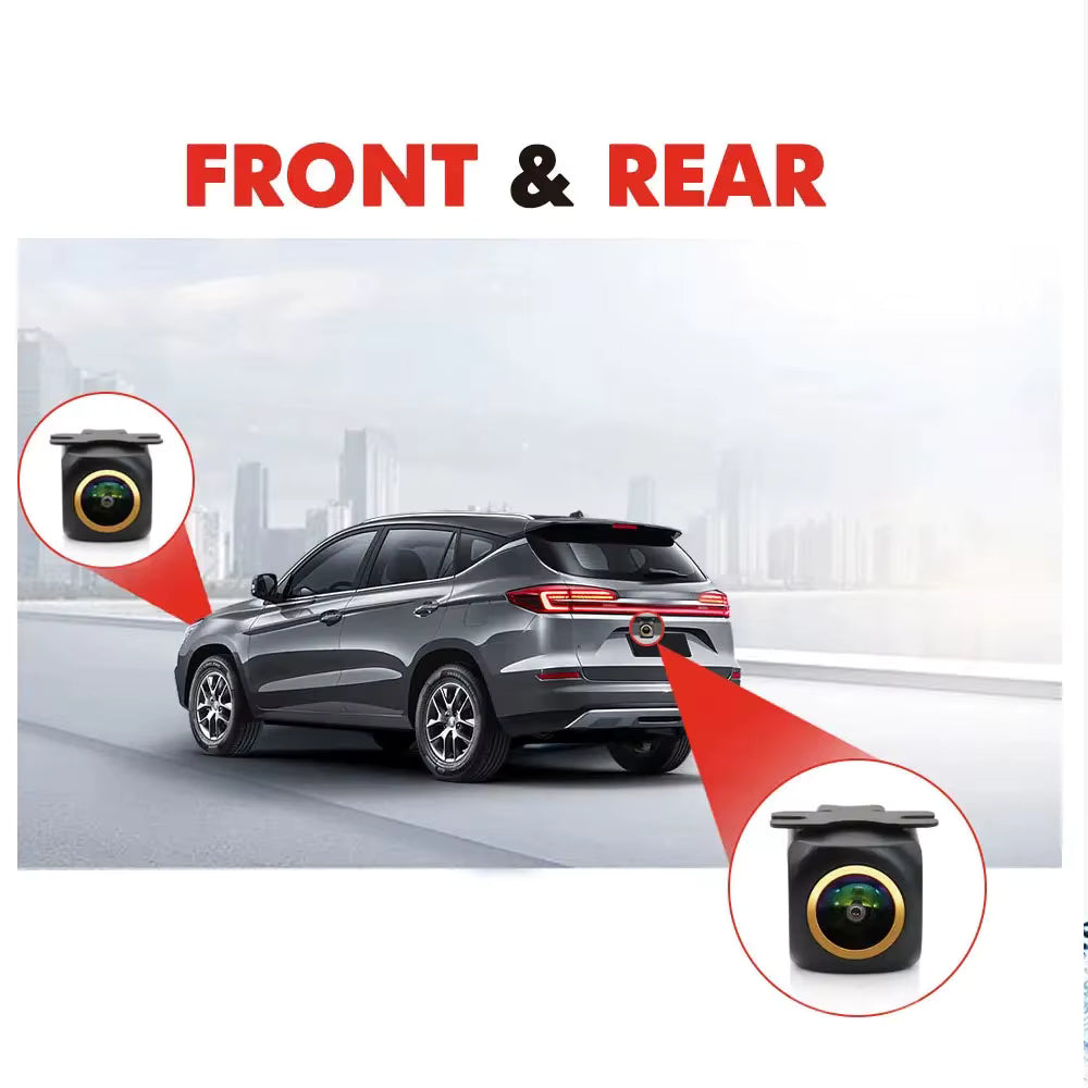 AHD 1080P Fisheye Wide Angle Car Rear View Camera Night Vision