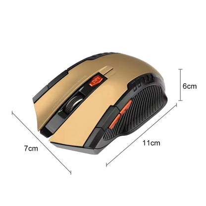 113 2.4GHz Wireless Optical Mouse with USB Receiver 6 Buttons