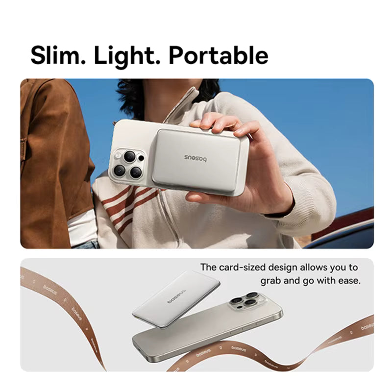 Baseus Magnetic Power Bank | 5000mAh/10000mAh PD Fast Charge