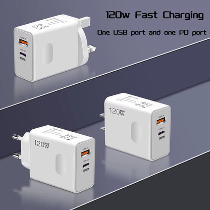 120W Fast Charging Cable for iPhone & Android