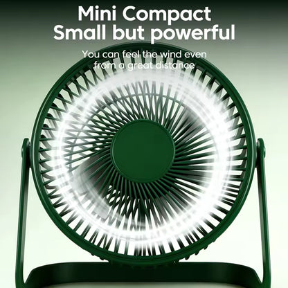 Portable Mini USB Rechargeable Desk Fan Ultra Quiet Cooling Fan