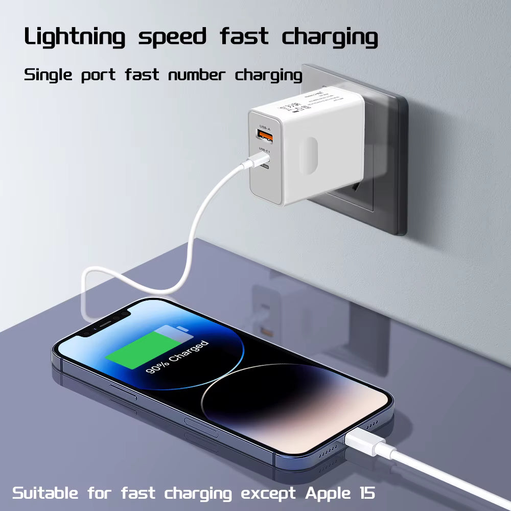 120W Fast Charging Cable for iPhone & Android