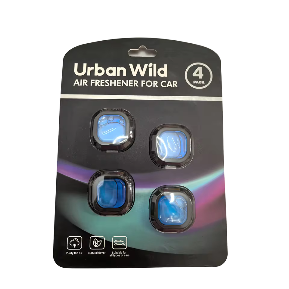 4 Pack Car Air Vent Freshener Long Lasting Odor Eliminator
