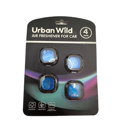 4 Pack Car Air Vent Freshener Long Lasting Odor Eliminator