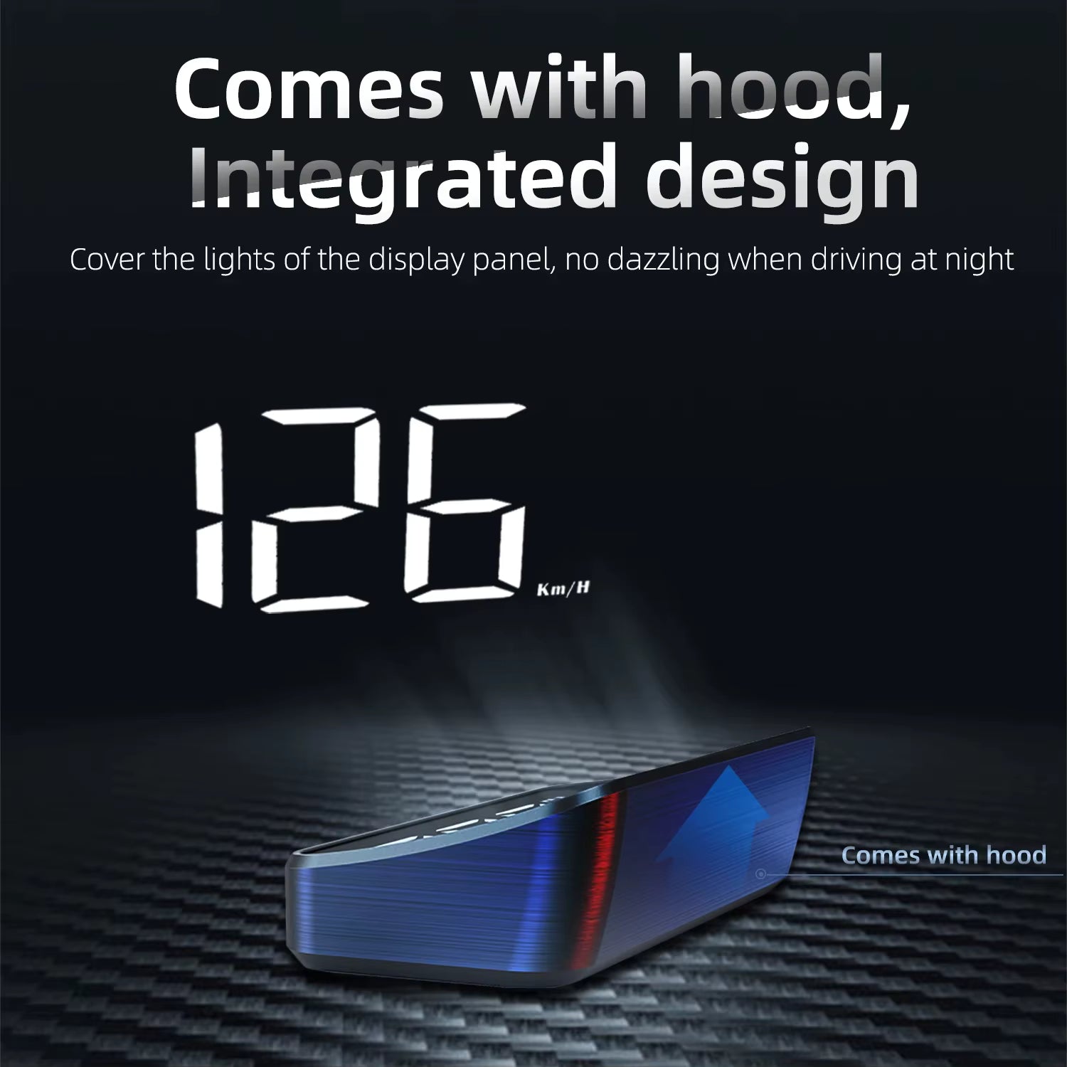 M2 GPS Head Up Display HD Digital Speedometer HUD Windshield Projector