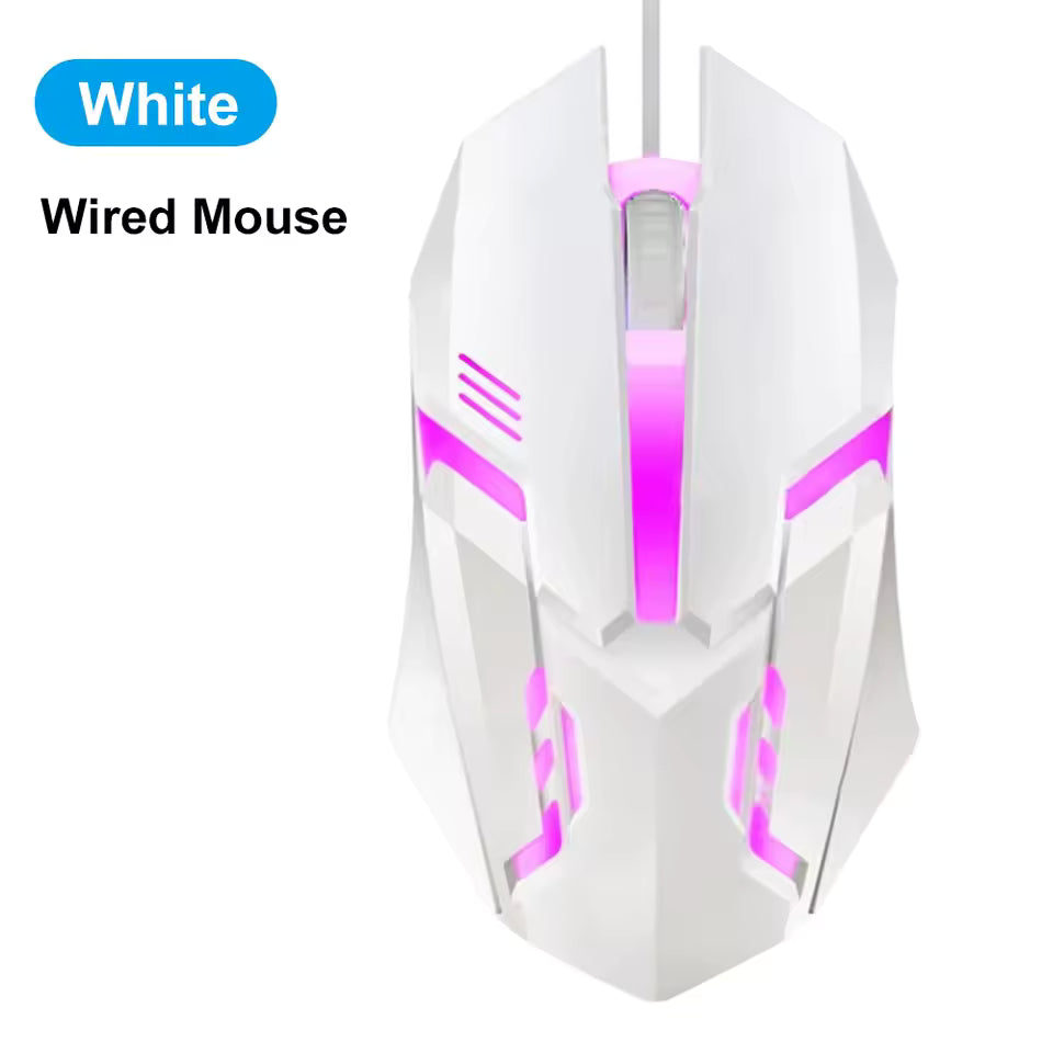 Bluetooth 5.2 RGB Wireless Mouse Dual Mode Silent Gaming Mouse 6 Buttons