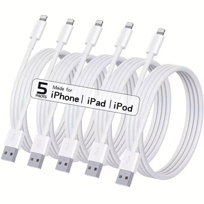 MFi Certified USB to Lightning Fast Charging Cable Pack | 3PCS/5PCS for iPhone & iPad