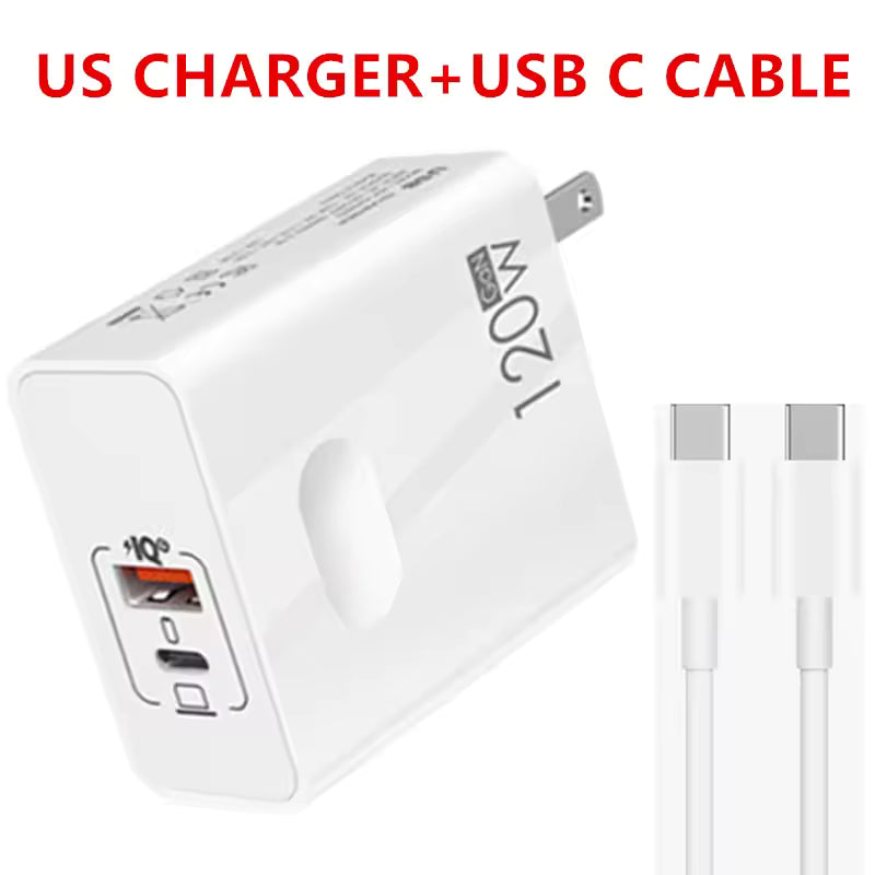 120W Fast Charging Cable for iPhone & Android