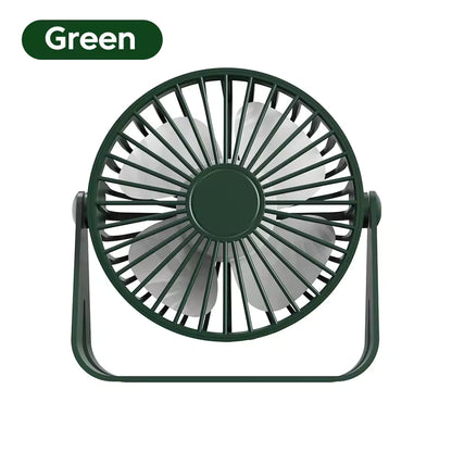 Portable Mini USB Rechargeable Desk Fan Ultra Quiet Cooling Fan