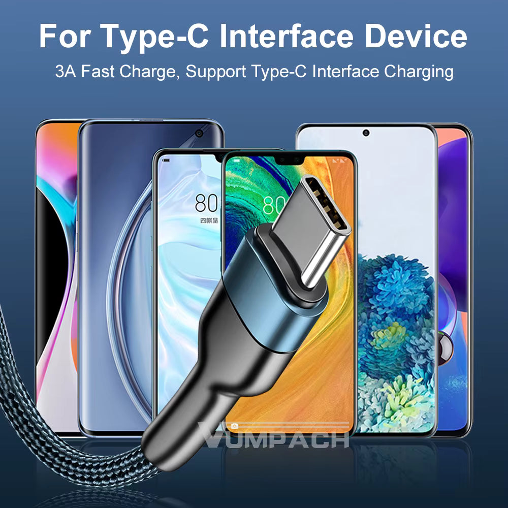 Type-C Fast Charging Cable for Samsung & Xiaomi