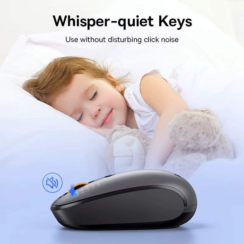 Baseus Wireless Bluetooth Mouse 1600DPI Silent 2.4G USB Receiver for PC Laptop MacBook