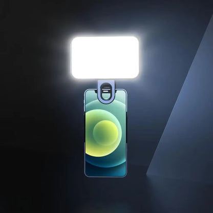 Portable Mini Selfie Fill Light Rechargeable 3 Modes Clip On LED Light
