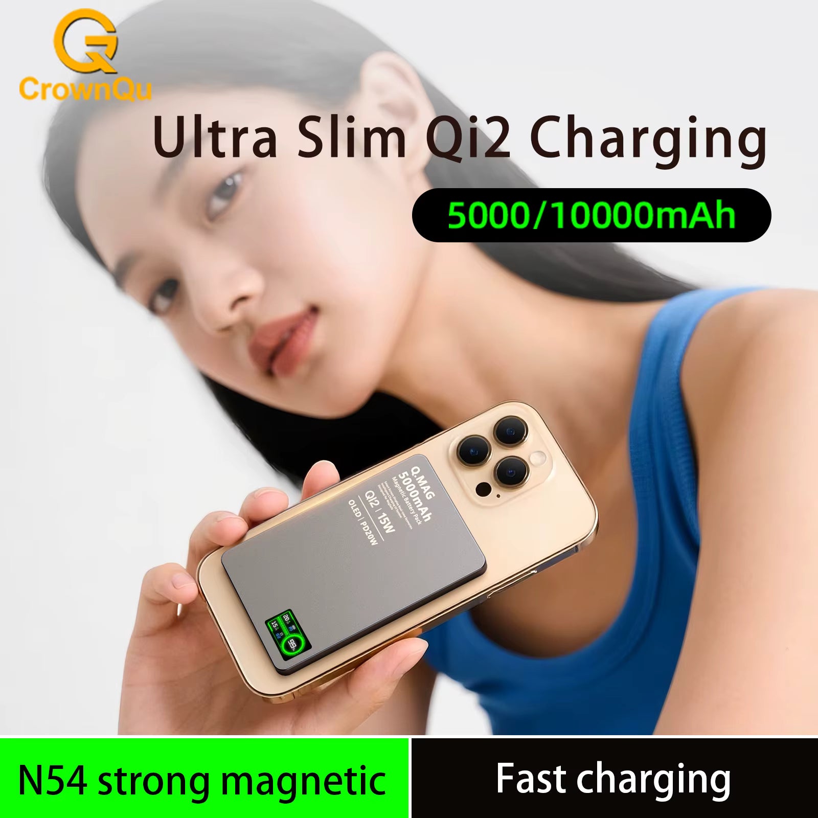 QI 2.1 Magnetic Wireless Power Bank | 5000/10000mAh
