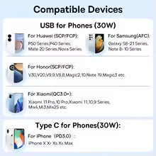 Baseus 30W USB Car Charger