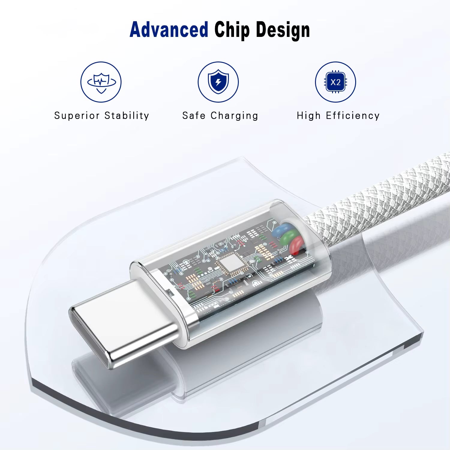 60W PD USB-C to USB-C Fast Charging Cable