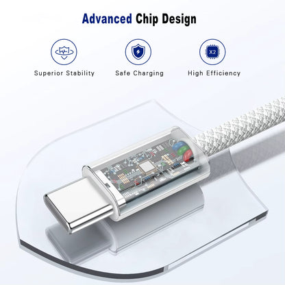 60W PD USB-C to USB-C Fast Charging Cable