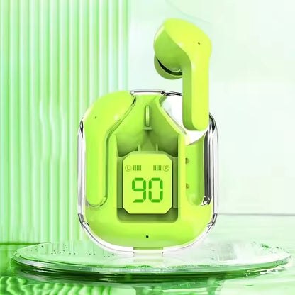 T2 Wireless Bluetooth Earbuds Transparent HiFi Stereo Headphones with LED Display for Xiaomi