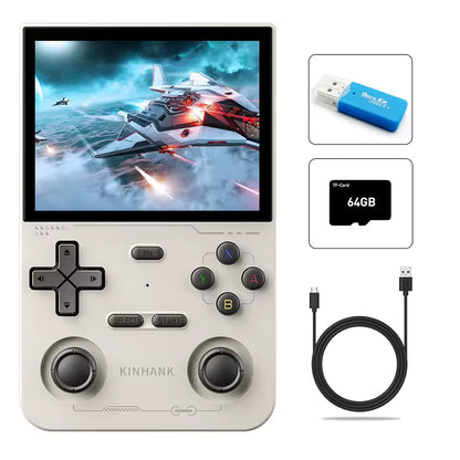 KINHANK K36 Handheld Game Console 3.5" IPS Display 16000 Games Retro Emulator