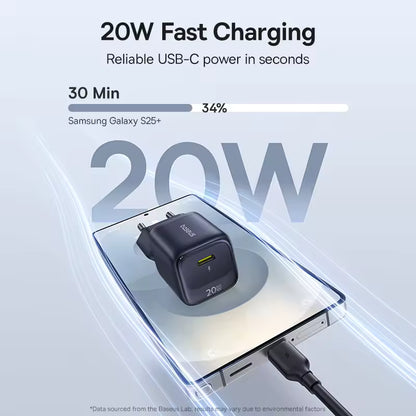 Baseus 20W USB-C PD Fast Charger