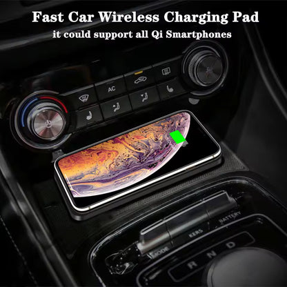 Car Wireless Charger Pad – Non-Slip Silicone Fast Charger