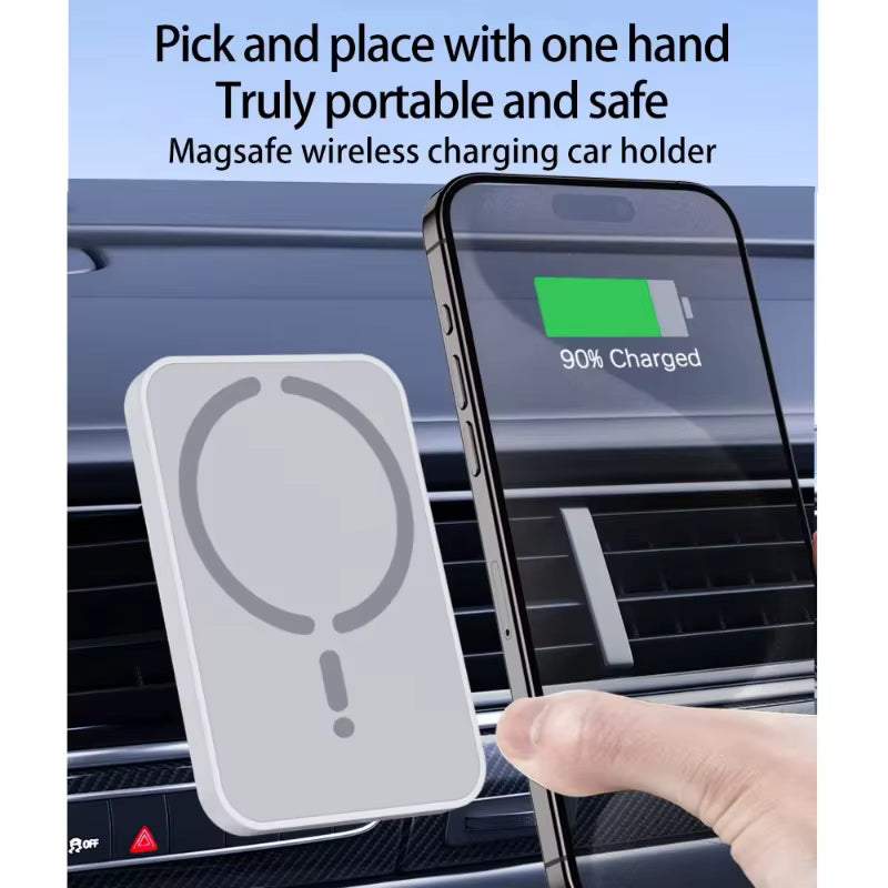 Magnetic Wireless Car Charger Air Vent Phone Holder for iPhone 17/16/15/14/13/12 Pro Max