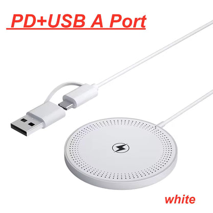 Magnetic Wireless Charger Stand for MagSafe iPhone, Samsung & Xiaomi with PD Fast Charging